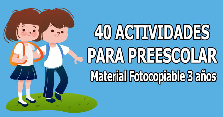 40 Actividades Para Preescolar ( Material Fotocopiable 3 ...